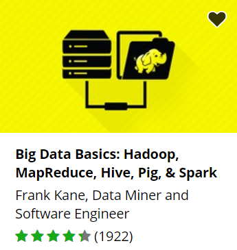 Udemy free Big Data course.