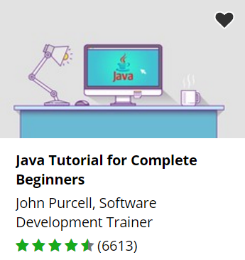 Udemy free Java course.